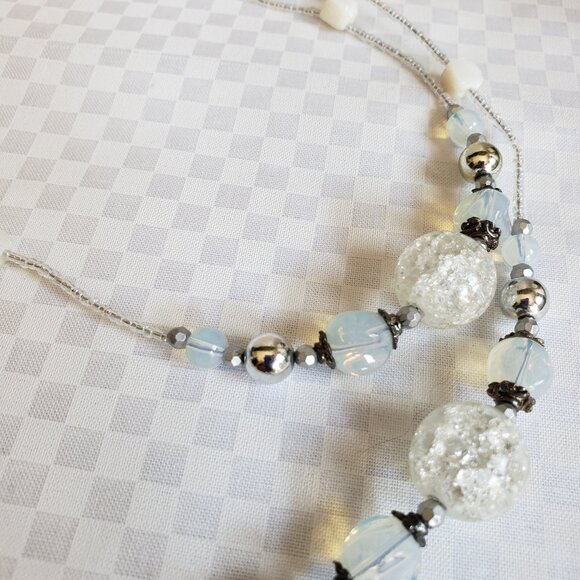 Extra Long Beaded Vintage Necklace - Picture 6 of 7